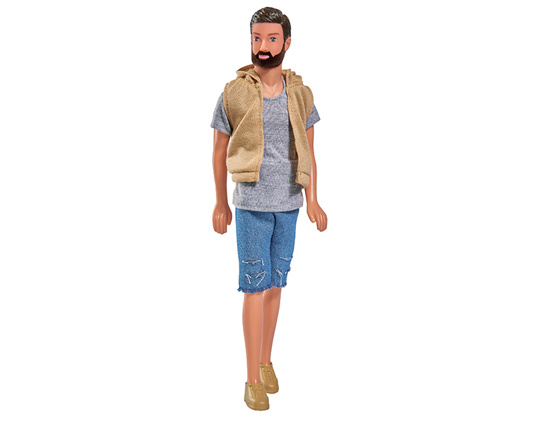 Кукла Кевин с бородой, 30 см., 2 вида  